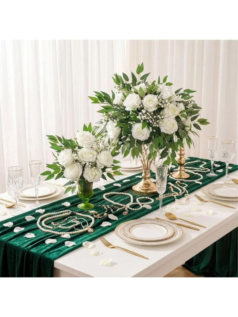 120 Pcs Bulk Artificial Greenery Stems - Lush Italian Ruscus for Home Decor